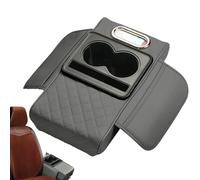 Car Center Console Armrest Pillow - Waterproof Car Armrest Protective Cover with Cup Holder,Center Console Protector Cushion with Tissue Box Dispenser, Interior Accessories for Cars, Trucks