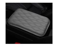Car Center Console Armrest PU Leather Car Armrest Mat Center Console Arm Rest Protection Cushion Auto Armrests Storage Box Cover Pad(Black)