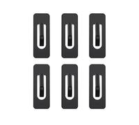 Car Center Console Car Cup Holder Limiter Fixing Clip Self-adhesive Universal Car Bottle Console Slot Slip Limiter(Black-6pcs)