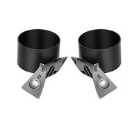 Car Center Console Cover Car Cup Holder Vehicle Storage Box for Tesla for Model 3 for Y Auto Interior Door Mount Drink Rank Coffee Water Bottle Stand(Black,2PC)