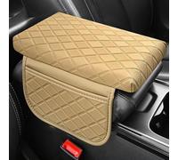 Car Center Console Cover For Mazda CX-60 CX60 CX-50 CX50 CX-5 CX5 2022-2024, Armrest Box Protection Mat Comfortable And Non-Slip Elbow Support Interior Accessories,B/Beige-30 * 18 * 3cm