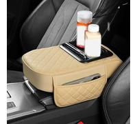 Car Center Console Cover For Seat Tarraco FR 2019-2023 | Armrest Pad Multifunction Comfort Leather Arm Rest Box Cushion Protector Interior Accessories