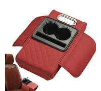 Car Center Console Cover | Protective Armrest Cushion with Cup Phone Holder - Car Arm Rest Cover - for Daily Commuting Snacktime Activities Family Long-drive Camping Travel Trip SUV Vehicle