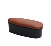 Car Center Console Cover Storage function armrest Car door leather ergonomic arm elbow support car interior lift pad(Brown)