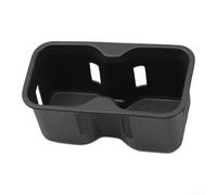 Car Center Console Cup Holder, Compatible with for BYD Shark 6 2024+, TPE Storage Insert, Anti-Aging Black Liner Interior Accessory 180x98x82mm