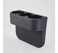 Car Center Console Cup Holder For Benz For BMW For Genesis For Sorento For Santa Fe For Palisade Car Leather Cup Holder Tray Side Pocket Vehicle Drink Holder(Black Leather)