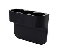 Car Center Console Cup Holder For Benz For BMW For Genesis For Sorento For Santa Fe For Palisade Car Leather Cup Holder Tray Side Pocket Vehicle Drink Holder(Leatherless Black)