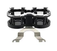 Car Center Console Cup Holder For Fiat Ducato 2007-2024 Motorhome Double Cup Drink Holder With Bracket Drink Holder(Silver Bracket)