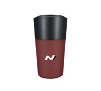 Car Center Console Cup Holder For Hyundai For Tucson For Veloster For Kona For Elantra For Sonata Azera Car Trash Can Leather Sink Organizer Drink Holder(Red 1pc)