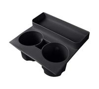 Car Center Console Cup Holder For Tesla For Model For 3 Y Centre Cup Limiter Silicone Coaster Interior Modification Storage Slot Drink Holder(Black)