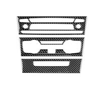 Car center console decorative panel For BM&W 1 Series E81 E82 E87 E88 2008-2013 Central Control Radio CD Panel Temperature SE&AT Heating Frame CPXCTZFZUB(Black A)