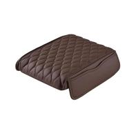 Car Center Console for Durango 2004-2018 Leather Arm Rest for Car with 2 Storage Bags Armrest Cushion Red(Coffee)