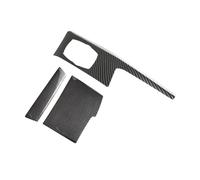 Car Center Console Multimedia Panel Knob Cover Trim Frame Sticker Accessories,Carbon Compatible for -BMW 5 Series G30 2018-2022