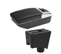 Car Center Console Storage For Dacia For Sandero For Logan 2 Armrest Car Box Storage Accessories Retrofit Parts Interior(A black line No USB)