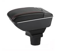 Car Center Console Storage For Skoda For Citigo Iv Central Armrest Storage Box Elbow Support Drivers Passengers Car(D-No USB-Red Line)