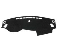 Car Center Console Sunshade Pad For KIA For Optima For JF 2016 2017 2018 2019 For K5 Anti-Slip Mat Sunshade Dashmat Protect Carpet Car Accessories(All Black A,LHD)