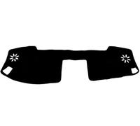 Car Center Console Sunshade Pad For Toyota For Tundra For Sequoia 2007-2009 2010 2011 2012 2013 Car Dashboard Cover Pad Sun Shade Carpet Accessories(Black Edge LHD)