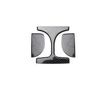 Car Center Console Trim Carbon Fiber Pattern Interior Trim Panel Sticker For Odyssey 2015-2019 Right-Hand Drive, PC Material(Cup bases (3 pieces))