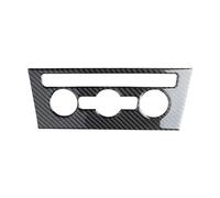 Car Center Console Trim Decoration For Golf 7 Central Control Air Conditioner Rotating Real Carbon Fiber Decorative Sticker Car Interior Modification Features:(B)