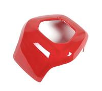 Car Center Console Trim For Chevrolet For Corvette C8 Stingray Z51 Z06 2020-2023 ABS Carbon Fiber Steering Wheel Outer Frame Cover Interior Accessories(Red)
