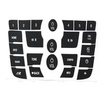 Car Center Console Trim For Opel For Mokka 2013-2015 Car Accessories A/C Control Button Radio Button Repair Decals Decorative Sticker Centre Console Decoration Trim(Multimedia 23pcs)