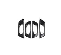 Car Center Console Trim Interior Carbon Fiber Trim Strips For CRV 2017-2019 Right-Hand Drive, ABS Material(Door handles)