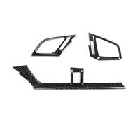 Car center console trim strip For Civic 2016-2020 Modification Of The Central Control Air Outlet Decorative Cover Of The Tenth Generation Armrest Box(Black)