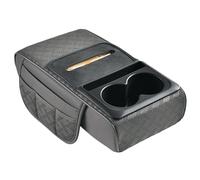 Car Center Console,Vehicle Armrest Pad Tissue Holder | Multifunctional Anti-Slip Center Console Cover for Truck with Cup Holder Tissue Box