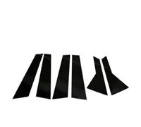 Car Center Pillar Sticker Car Window Pillar Posts Door Trims Cover Sticker Auto Exterior Accessories for VW for Jetta 2019 2020 2021(Carbon Fiber)