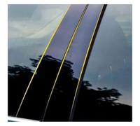 Car Center Pillar Sticker for Hyundai for Kona for Kauai for Encino 2018-2023 I20 2021-2023 Car Window Pillar Posts Door Trims Cover(Black)