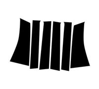 Car Center Pillar Sticker for Mitsubishi Pajero Sport Montero Sport 2015-2023, Auto Window Trim Cover BC Column Sticker, Waterproof Scratche Center Post Stickers Gloss Black Decals