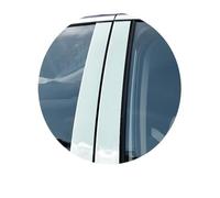 Car Center Pillar Sticker for Skoda for Fabia 5J MK2 2007-2014 2008 2009 2010 2011 Window Door Column B C Pillar Post Cover Trim Sticker(Silver)