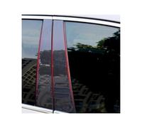 Car Center Pillar Sticker Polished Pillar Posts Window Trim Cover BC Column Sticker for Land Rover for Discovery 3 4 L319 LR3 LR4 2006-2016(Carbon Fibre)