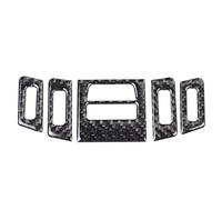 Car Central Air Conditioner Outlet Dashboard Speaker Panel Decor for BMW E90 E92 E93 3 Series Carbon Fiber(C)