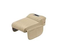 Car Central Armre For Jaecoo J7 JETOUR T2 Haval H9 2rd 2024 2025 Car Armrest Box Height Increase Pad With Storage Bag Leather Protective Cover(Black)