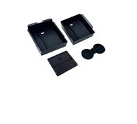 Car Central Armre For Tesla For Model For Y Juniper 2025 Console Armrest Storage Box Organizer Flocking ABS With Silicone Pad(ABS 4PCS)