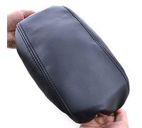 Car Central Armrest Box Cover Center Console Protection Leather Case Styling Parts For Hyundai For Creta Ix25 2015-2019(Black lines)