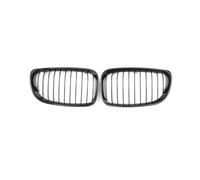 Car Central Bumper Grille 1 Pair Front Kidney Grille Gloss Black For BMW For 1 Series For E81 For E82 For E87 For E88 2007-2011 1 Slat Line Car Styling Sport Racing Grills
