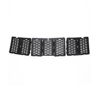 Car Central Bumper Grille Car Front Grille Mesh Insert Decoration Cover Trim For Jeep For Grand For Cherokee 2014 2015 2016 2017 2018 2019-2023 Car Exterior Accessories(2014-2016 Black)