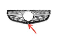 Car Central Bumper Grille For For Benz For E Class Coupe For W207 For C207 For E200 For E250 For E300 For E400 For E500 Front Bumper Racing Grill Billet Gril(Silver1)