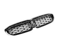 Car Central Bumper Grille Grille Front Kidney Grill Double Bridge Diamond Black Kidney Grille Grill 51138072085 Fit For BMW For 3 Series For G20 2019 2020 2021 2022