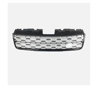 Car Central Bumper Grille Honeycomb Style Front Bumper Grille For Discovery Sport L550 2015 2016 2017 2018 2019 Replacement Parts Intake Hood Mesh(2020 Black Silver)