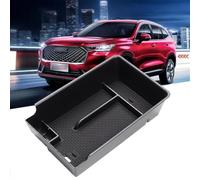 Car Central Console Armrest Storage Box for Haval H6 3rd Gen 2021-2022, Front Center Organizer Holder, ABS Material, Black