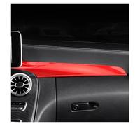 Car Central Console Dashboard Panel Protective Cover Trim For Mercedes For Benz C W205 2015-2021 GLC X25 2016-2021 HGMGFYCX(Red)