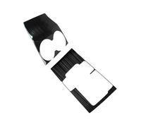 Car Central Console Gear Shift Panel Trim Cover Water Cup Frame For Mazda 3 BP 2019 2020 2021 2022 2023 2024 2025 AJOHBM(A B Black)