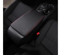 Car Central Console Seat Armrest Box Cover Leather Protective Anti-scratch Trim For Civic 11th Gen 2021-2023(Black)