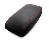 Car Central Control Armrest Box Cover Sticker Trim Leather For Jeep For Grand For Cherokee 2011-2019(Red sticky type)