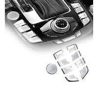 Car Central Control Gear Shift Switch Button Engine Start Stop Trim Cover For Audi A4 B8 2009 2010 2011 2012 2013 2014 2015 2016