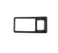 Car Central Control Navigation Screen Frame Cover Interior Panel Trim Accessories For Ford For Maverick 2022 POMPOMPUR(Matte black)