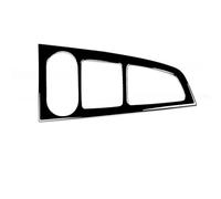 Car Central Interior for A4L for A5 2017 2018 2019 Car Piano Black Interior Auto Gear Panel Outer Frame Trim Sticker Plastic Decoration(Black LHD)